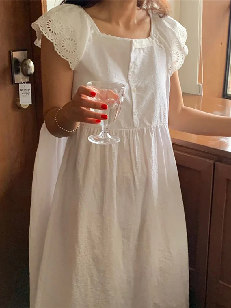 Victorian Women'S Formal Wear - Korea Kawaii Lounge Night Dress Summer
