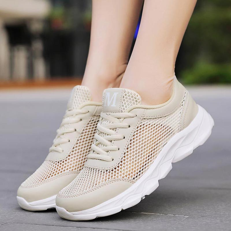 Women Formal Wear With Jeans - Summer Breathable Sneakers Women Mesh Women's