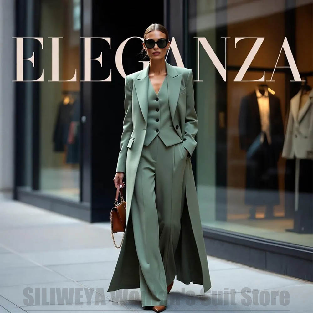 Women Formal Wear Shirts - Chic Women's Suit Set Three Piece
