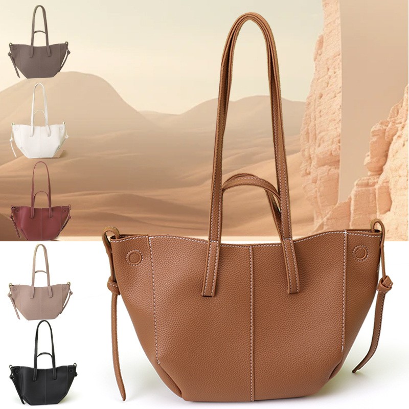 Shoulder Bag Structured - Brown Wing Design Tote Bag with