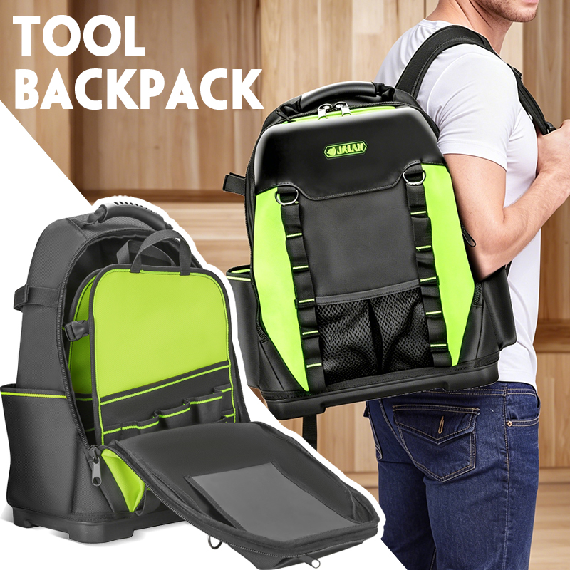 Shoulder Bag Structured - Tool Backpack, Heavy-Duty Tool Bag with
