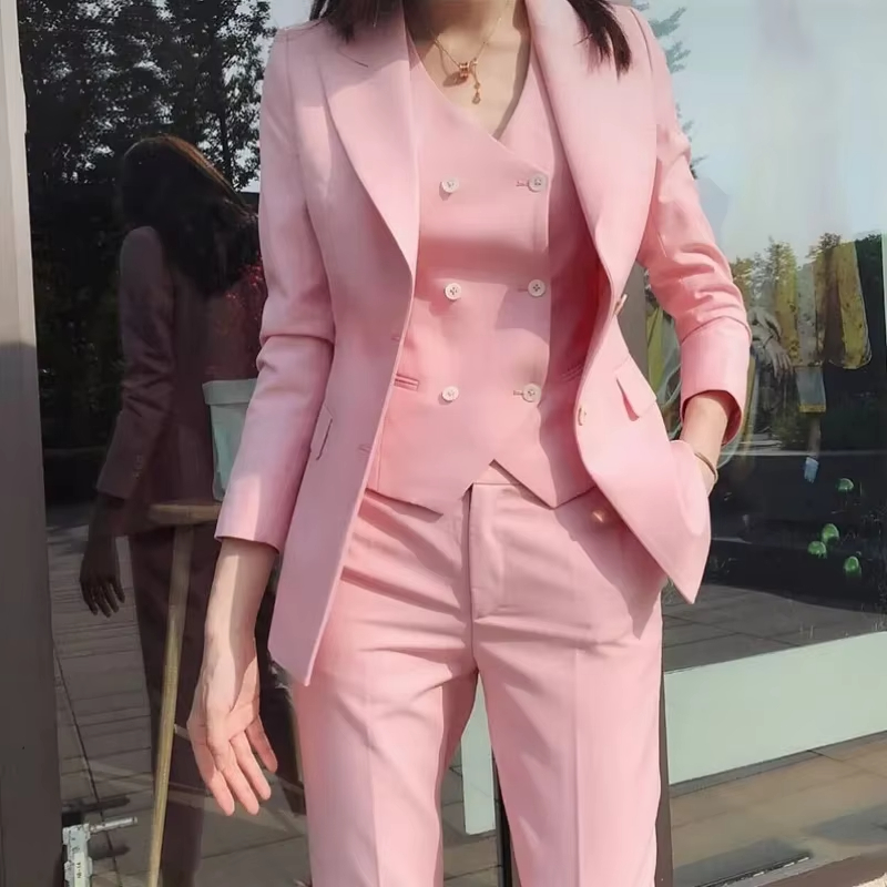 Women Formal Wear Vest - Fashion Luxury Women Suit 3 Pieces