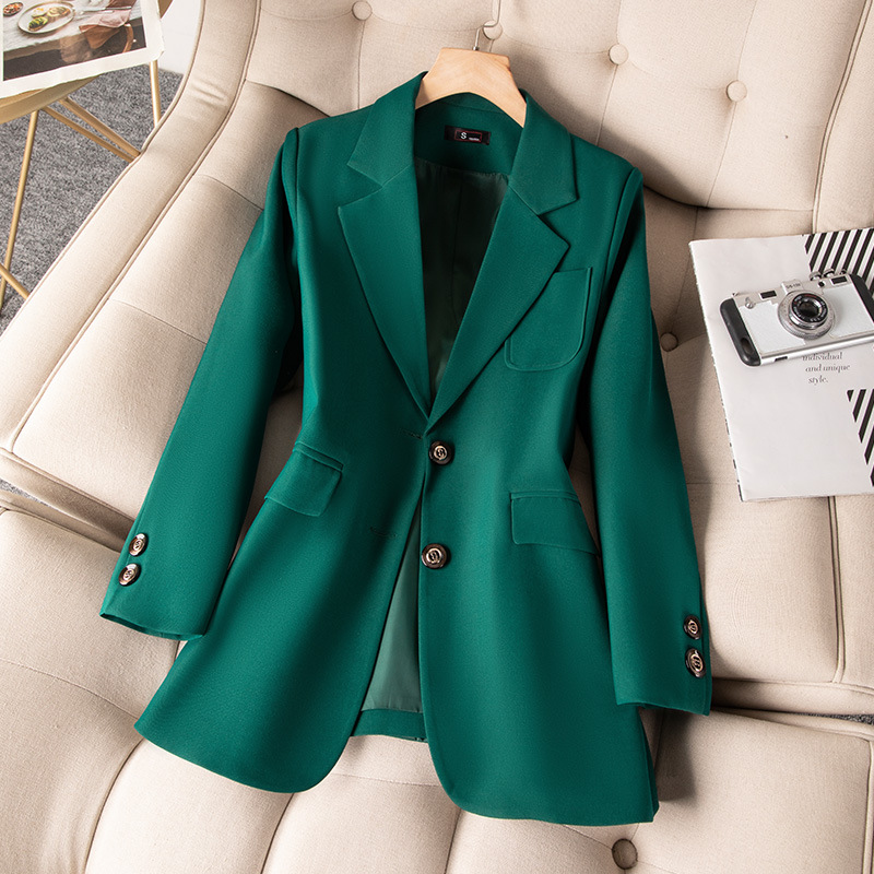 Women Formal Wear Black - Blue Black Green Women Formal Blazer