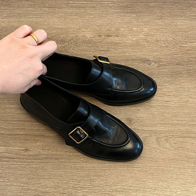 Women's Black Shoes Monk Strap - огляд і ціна Vintage Women'S Formal Wear
