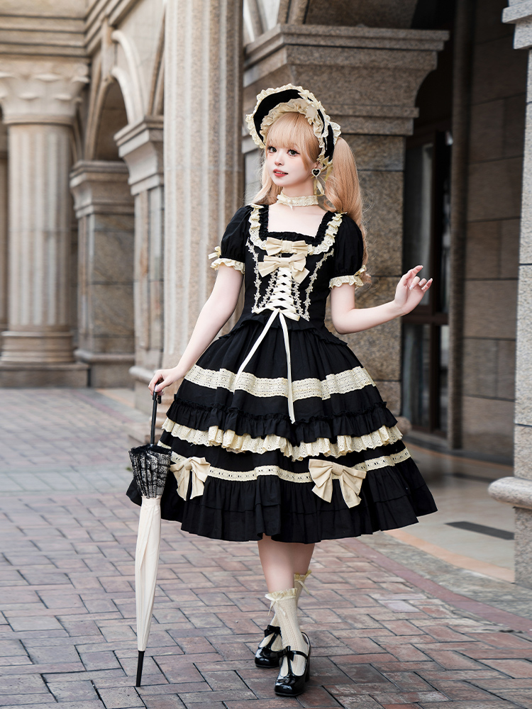 Japanese Sweet Lolita Op Dress - огляд і ціна Victorian Women'S Formal Wear