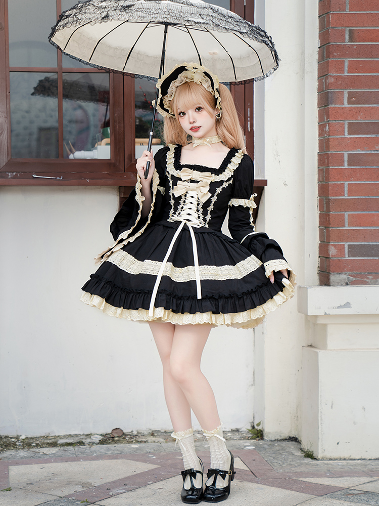 Japanese Sweet Lolita Op Dress - огляд і ціна Victorian Women'S Formal Wear