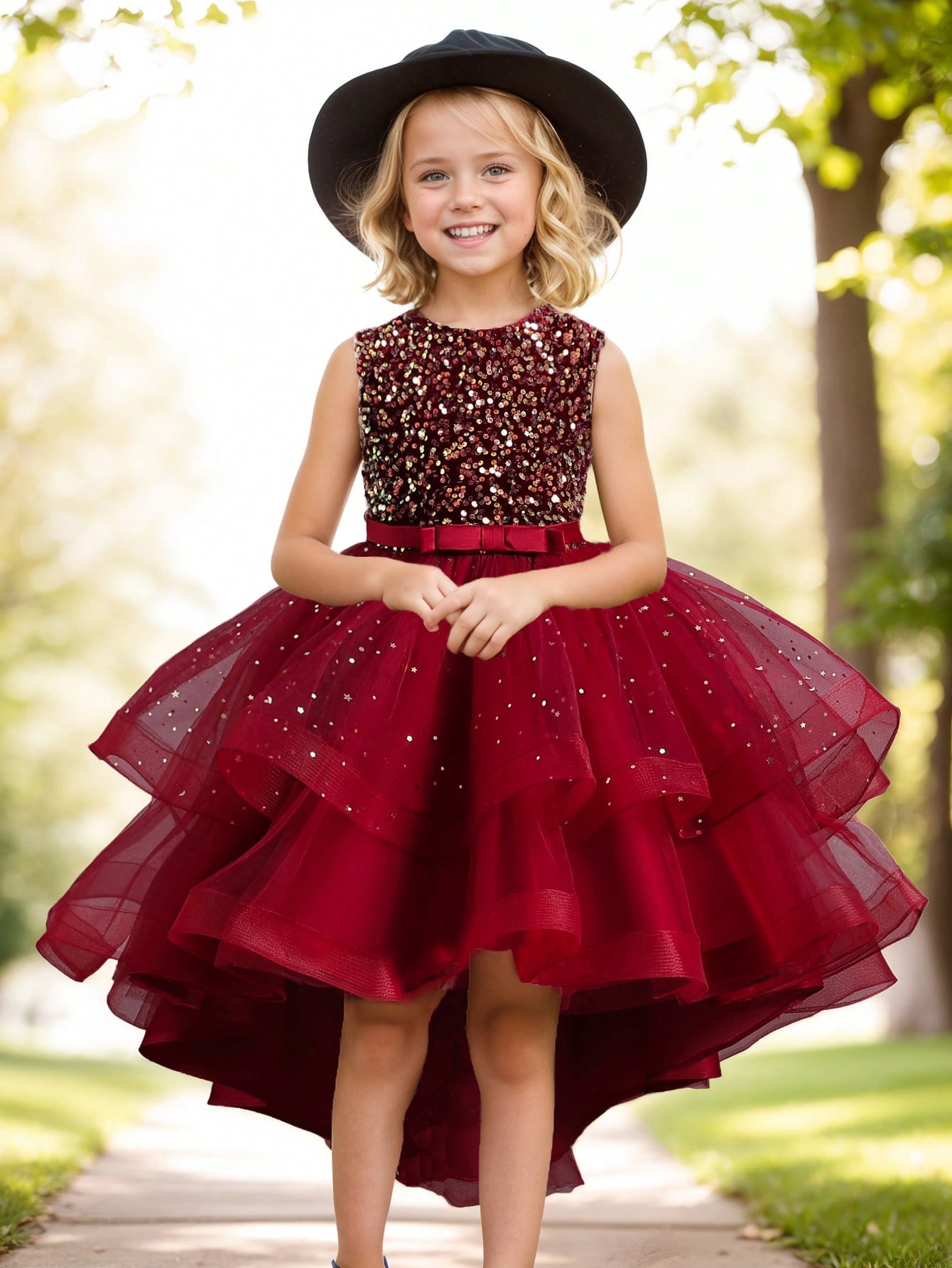 Baby Girl Princess Floral Sequ - огляд і ціна Women'S Formal Wear For Girls