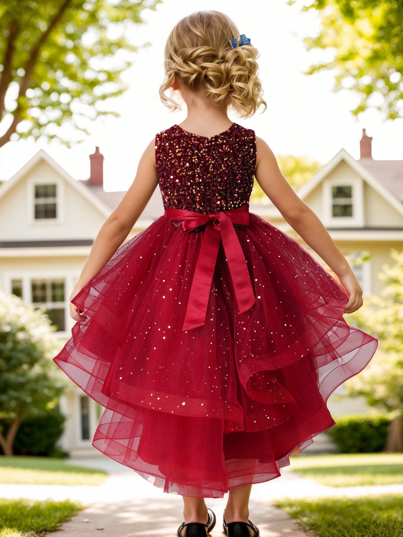 Baby Girl Princess Floral Sequ - огляд і ціна Women'S Formal Wear For Girls
