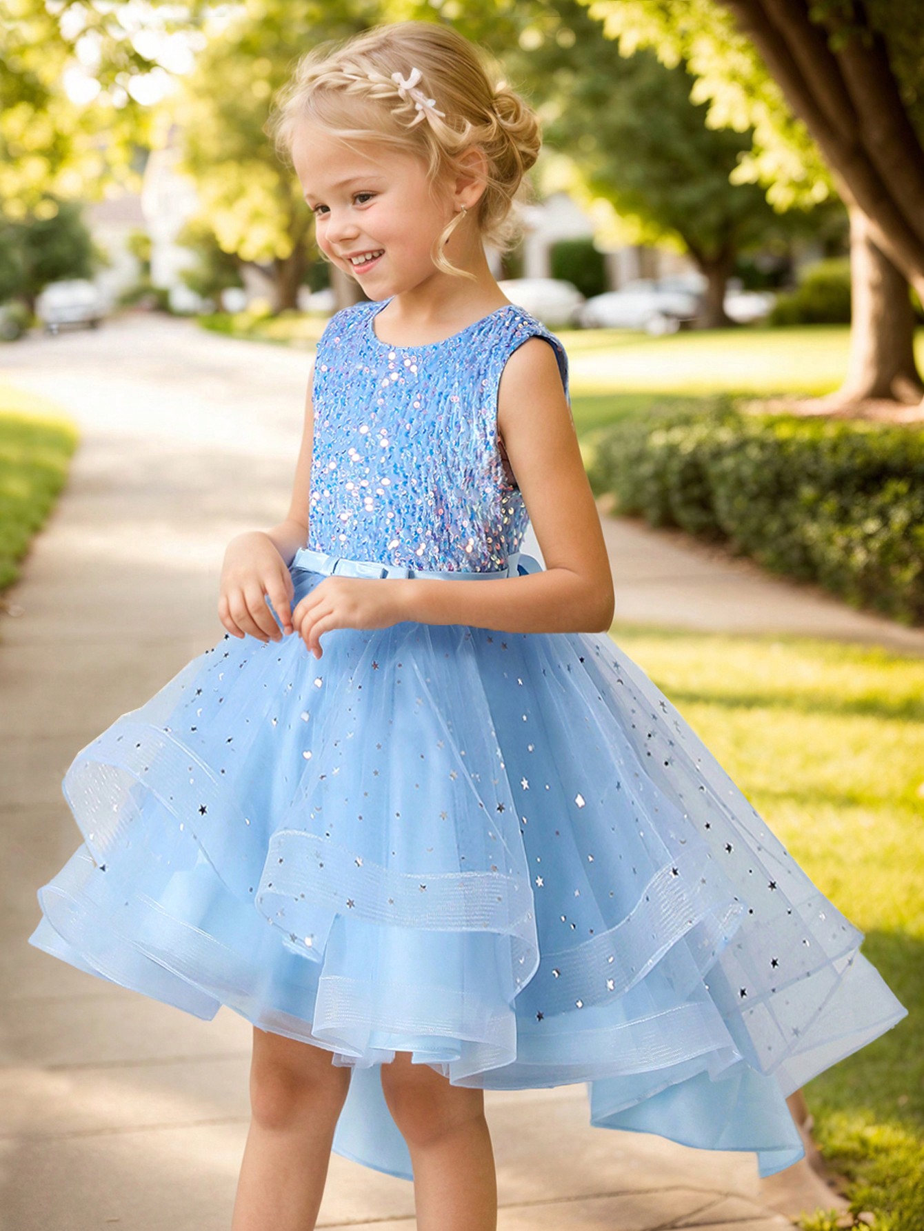 Baby Girl Princess Floral Sequ - огляд і ціна Women'S Formal Wear For Girls