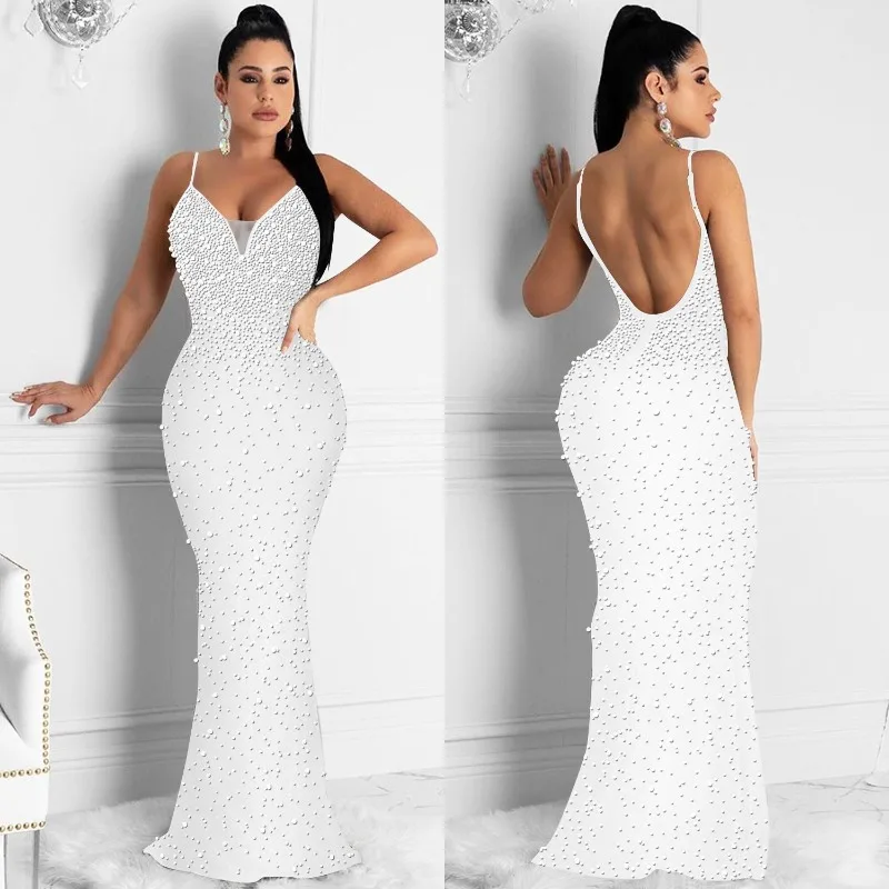 Elegant Crystal Rhinestones Pe - огляд і ціна Formal Wear Gowns For Women