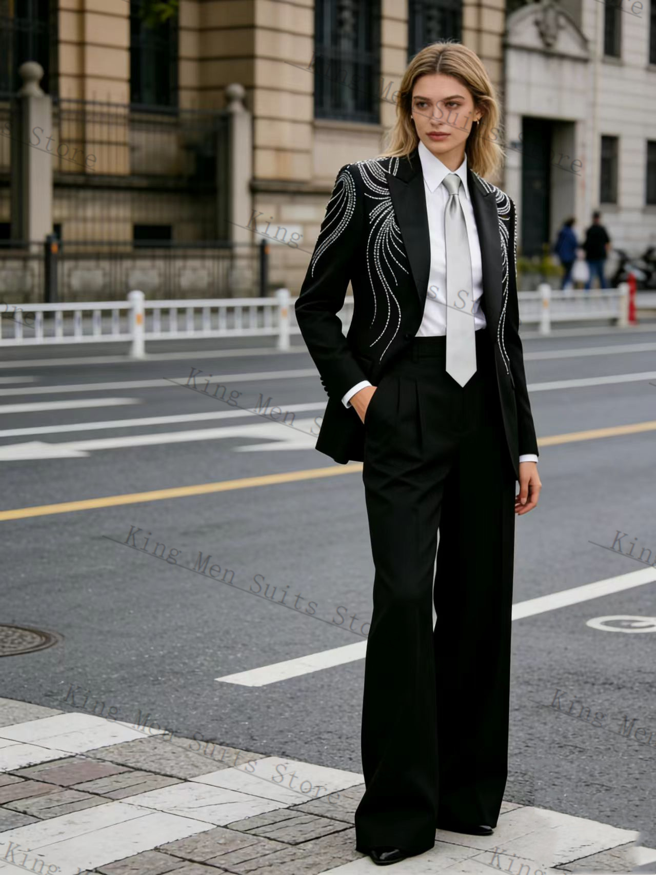Black Women Suit Set 2 Pcs Bla - огляд і ціна Women Formal Wear Black