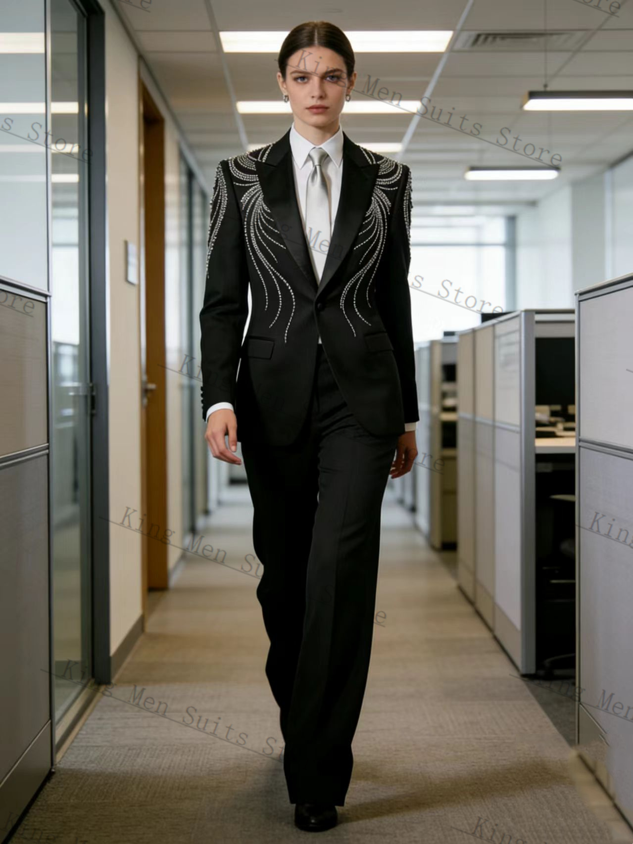 Black Women Suit Set 2 Pcs Bla - огляд і ціна Women Formal Wear Black