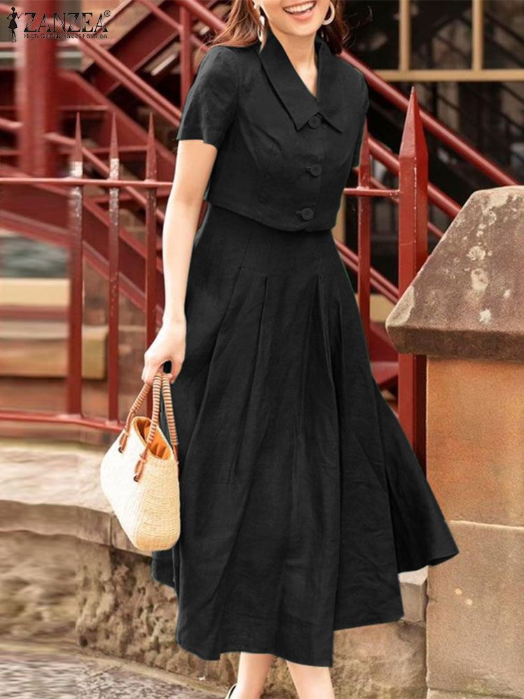 ZANZEA Women Two Piece Sets 20 - огляд і ціна Vintage Women'S Formal Wear
