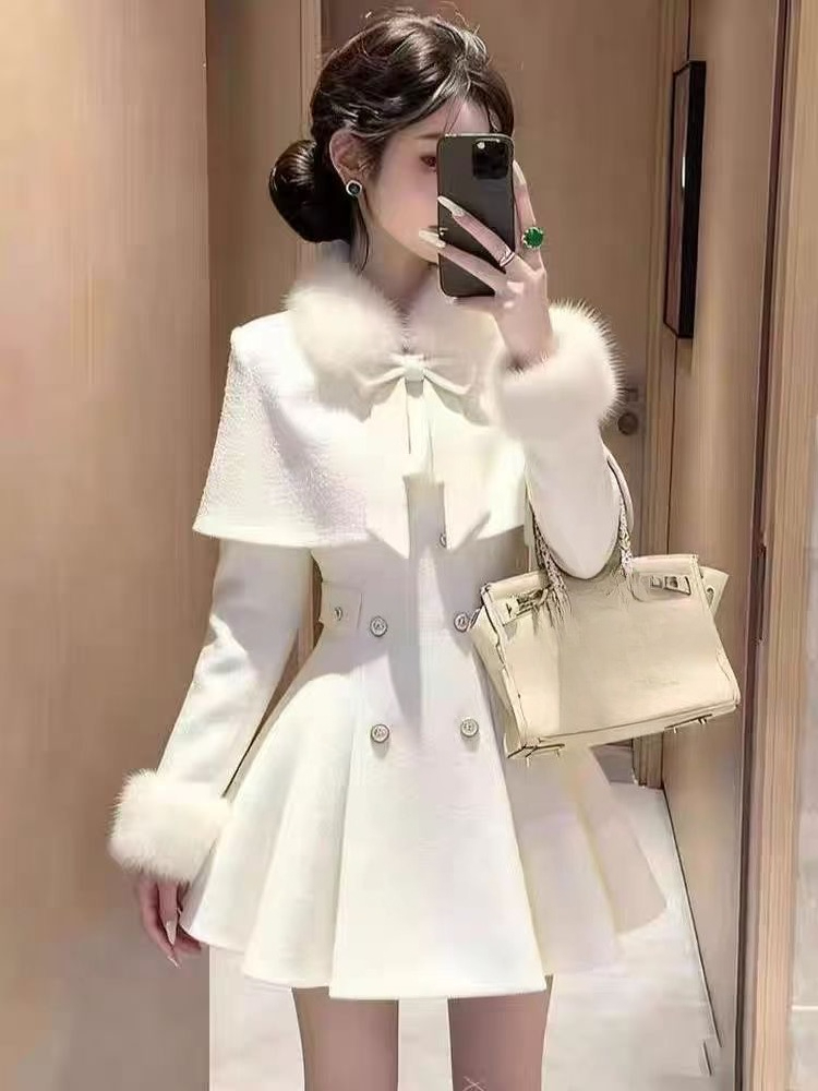 French Elegant Vintage Woolen  - огляд і ціна Vintage Women'S Formal Wear