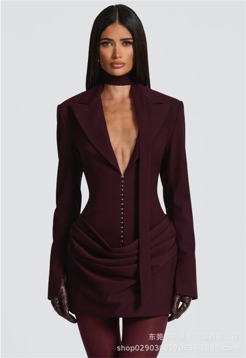 Long Scarf Women Suit 1 Piece  - огляд і ціна Formal Wear Gowns For Women