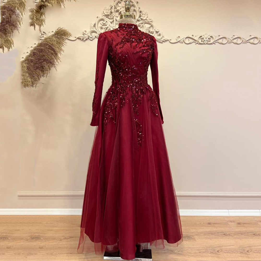 Beads Ankle Length A Line Prom - огляд і ціна Formal Wear Gowns For Women