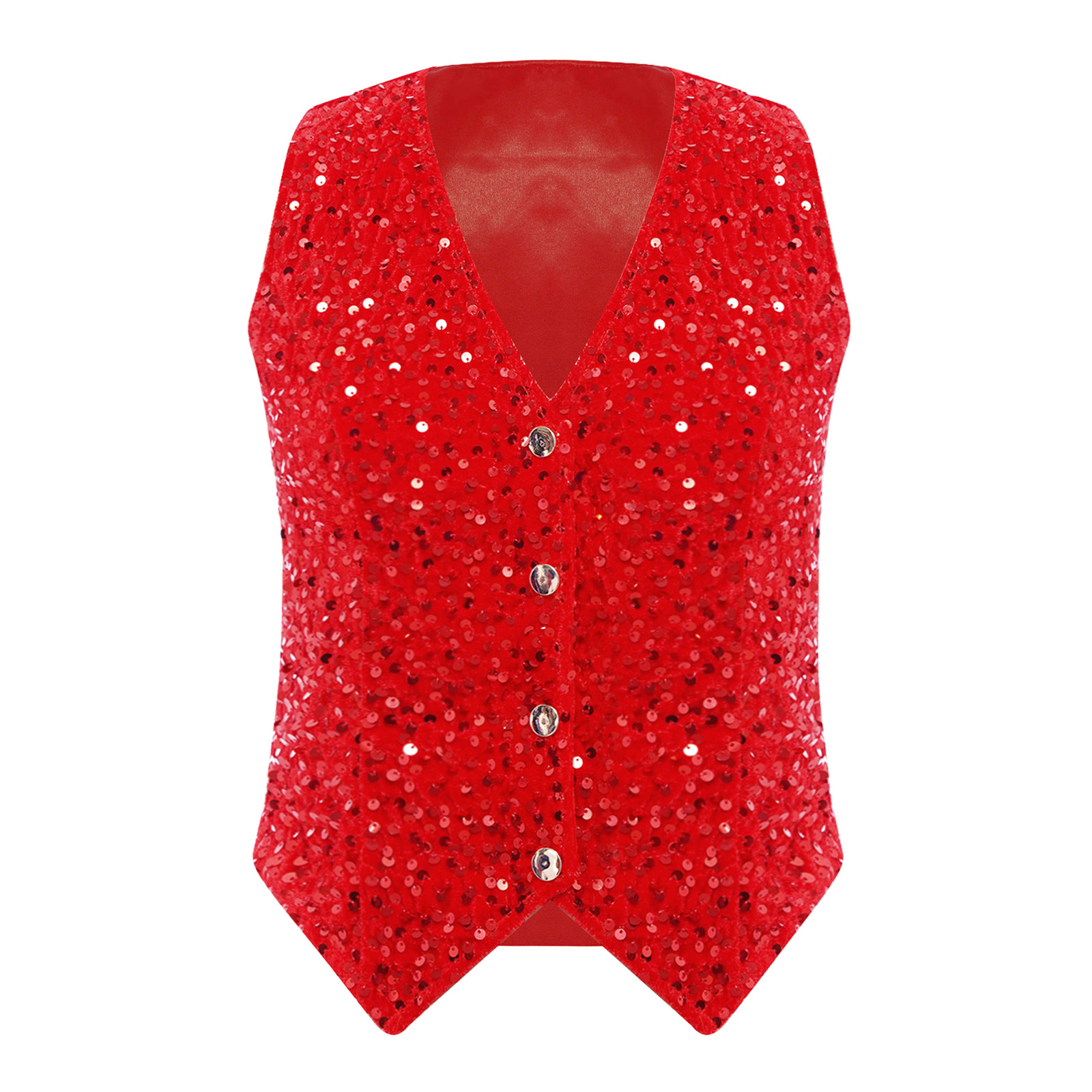 Women Shiny Sequins Vest Chris - огляд і ціна Women Formal Wear Vest