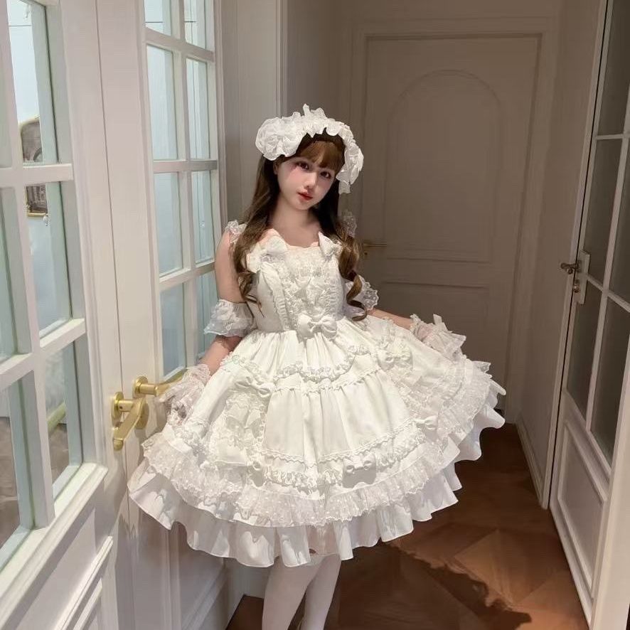 Sweet Lolita Dress Cream White - огляд і ціна Victorian Women'S Formal Wear