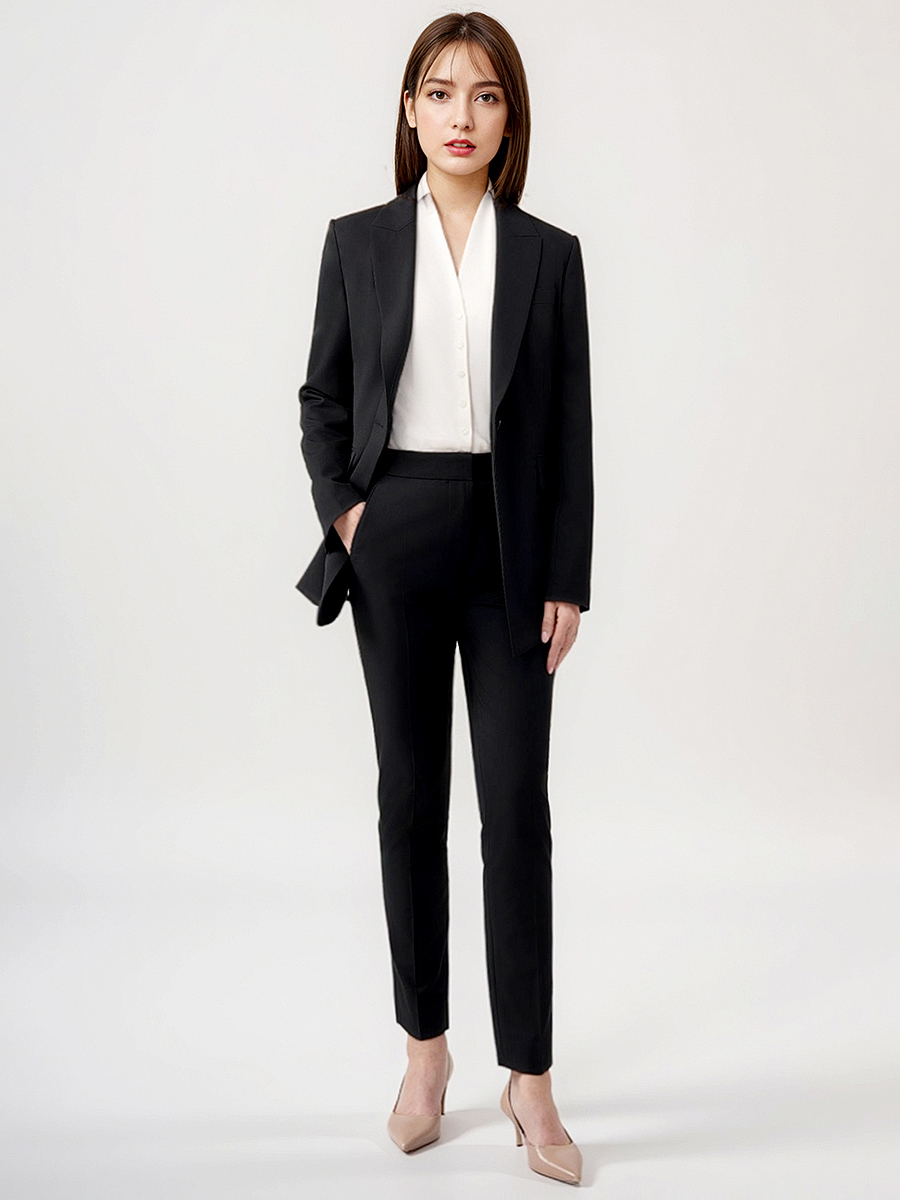 Women Suits Set Blazer Pant Of - огляд і ціна Women Formal Wear Black