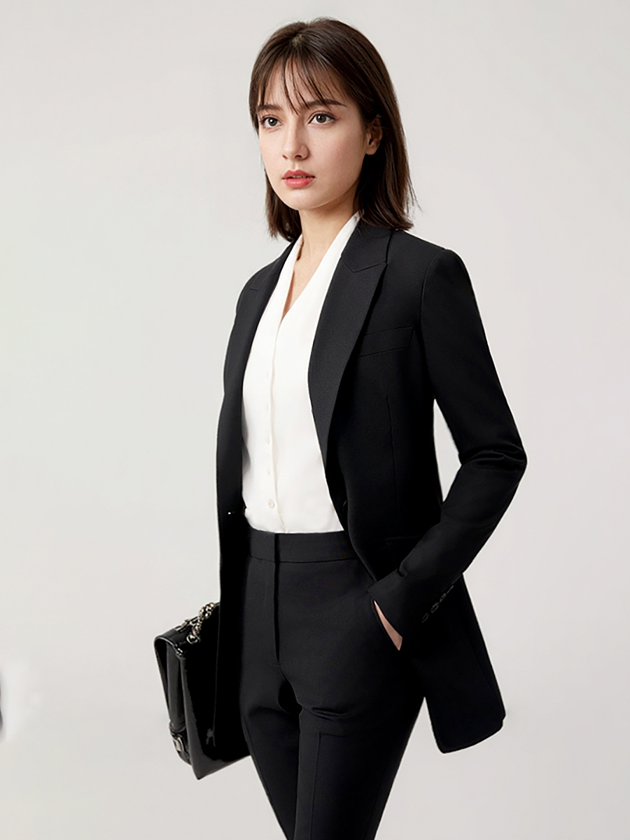 Women Suits Set Blazer Pant Of - огляд і ціна Women Formal Wear Black