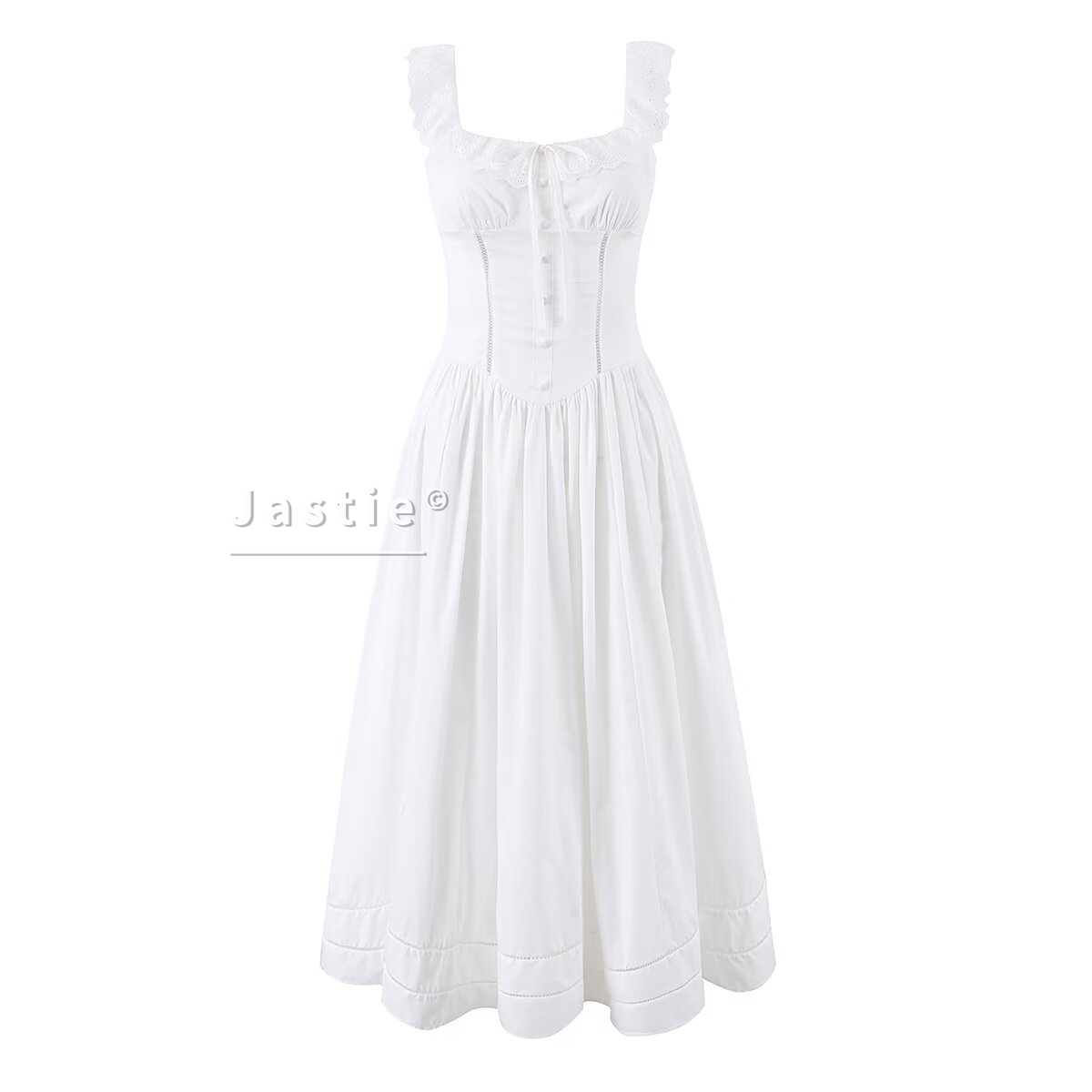 White French Milkmaid Midi Dre - огляд і ціна Victorian Women'S Formal Wear