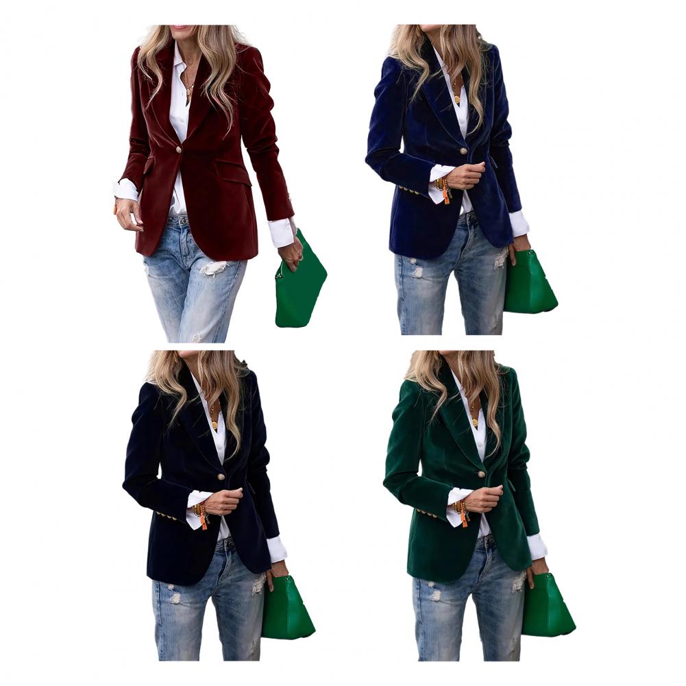 Velvet Large Size Women Prom P - огляд і ціна Women Formal Wear Blazers