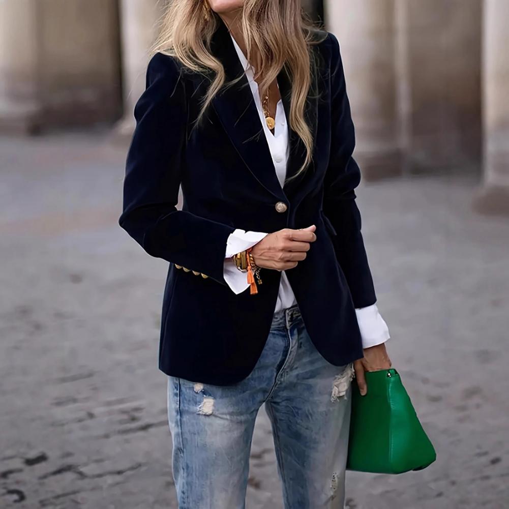 Velvet Large Size Women Prom P - огляд і ціна Women Formal Wear Blazers