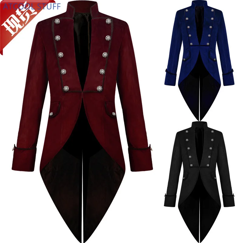 Classic Velet TailCoat Medieva - огляд і ціна Vintage Women'S Formal Wear