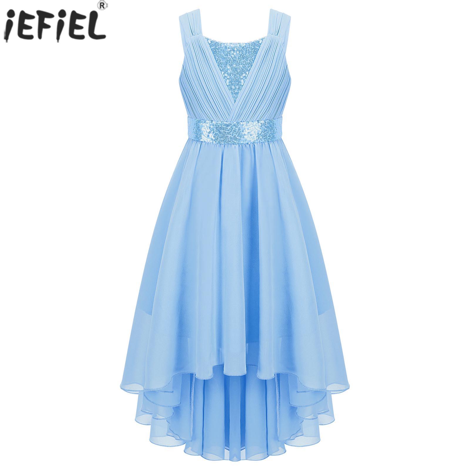 Kids Girls Sequins Ruched Part - огляд і ціна Women'S Formal Wear For Girls