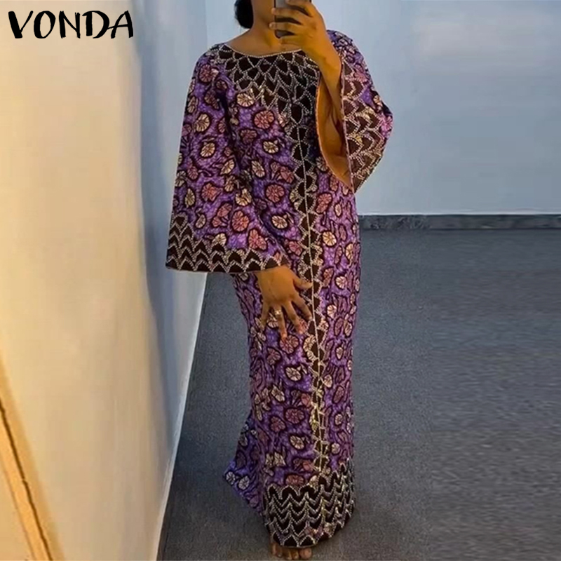 Plus Size VONDA Bohemian Dress - огляд і ціна Vintage Women'S Formal Wear