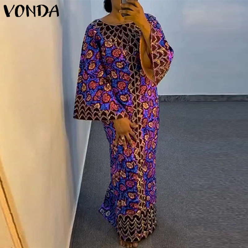 Plus Size VONDA Bohemian Dress - огляд і ціна Vintage Women'S Formal Wear