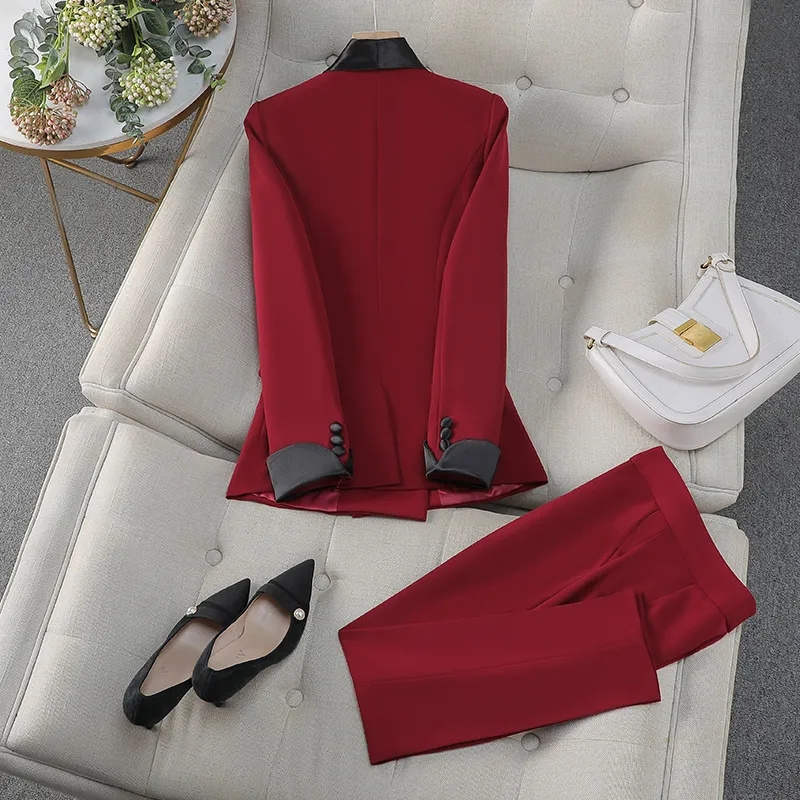 Elegant Red Black Women Pant S - огляд і ціна Women'S Formal Day Wear