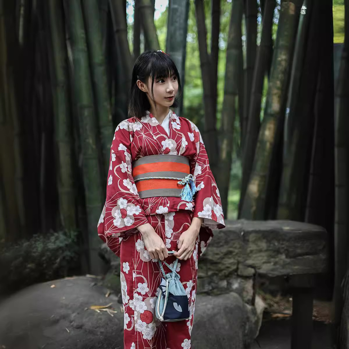 Red Japanese Yukata Kimono Fem - огляд і ціна Women'S Red Formal Wear