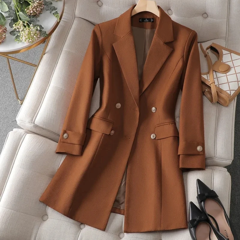 Autumn Winter Jacket Women Lon - огляд і ціна Women Formal Wear Black
