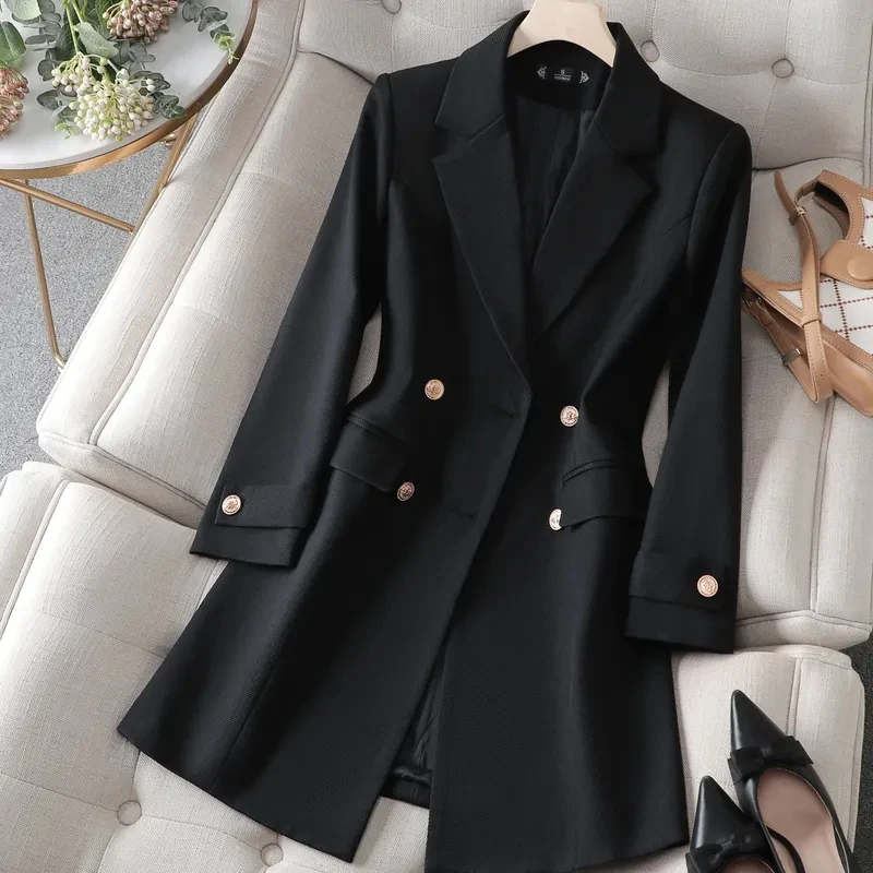 Autumn Winter Jacket Women Lon - огляд і ціна Women Formal Wear Black