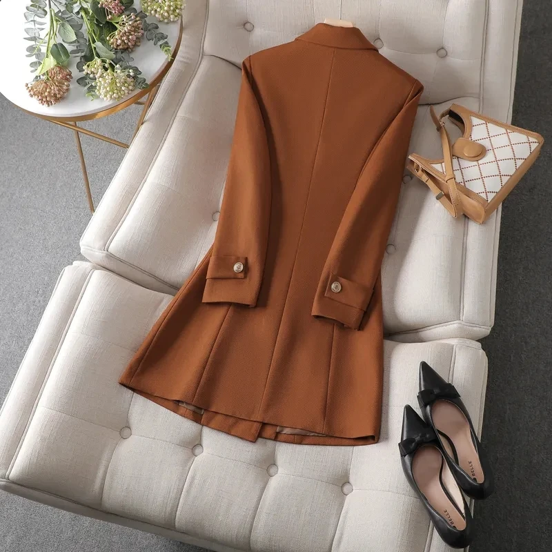 Autumn Winter Jacket Women Lon - огляд і ціна Women Formal Wear Black