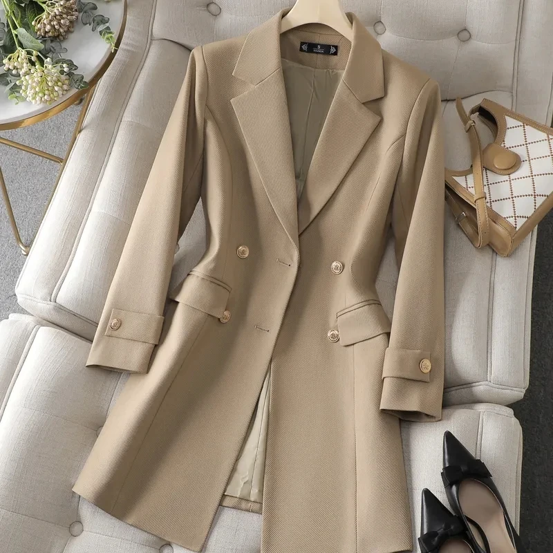 Autumn Winter Jacket Women Lon - огляд і ціна Women Formal Wear Black