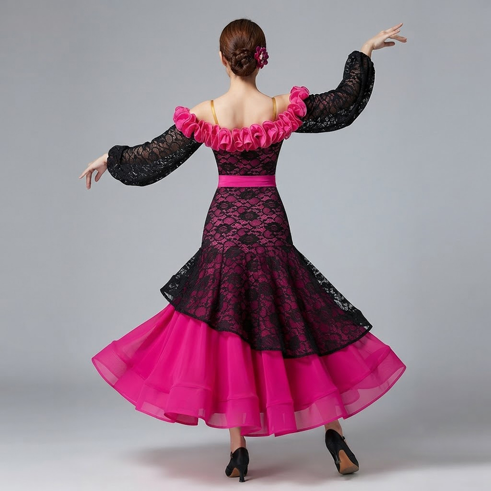 Women's Rose Red Ballroom Danc - огляд і ціна Women'S Red Formal Wear