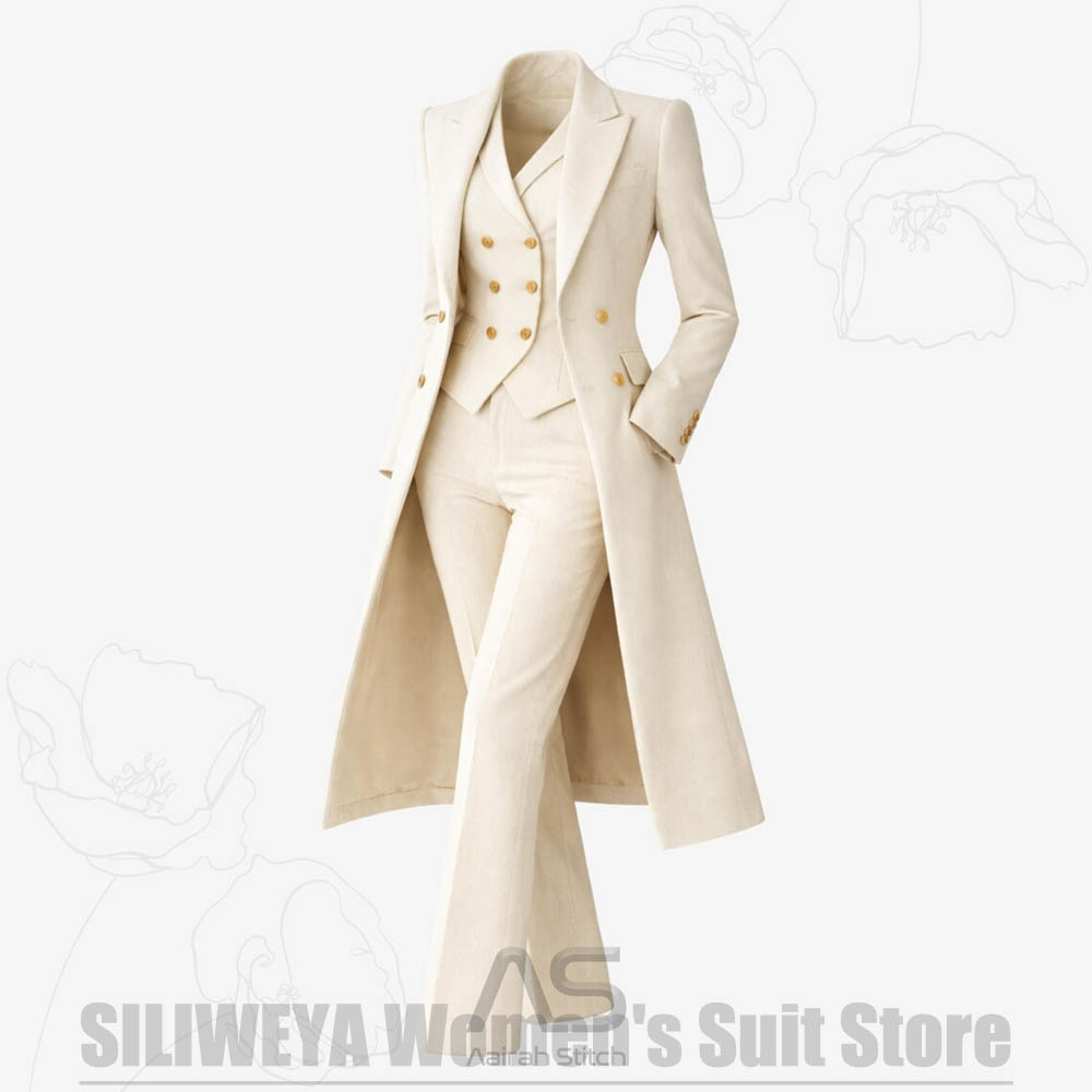 Women's Suit 3 Piece Double Br - огляд і ціна Women Formal Wear Shirts