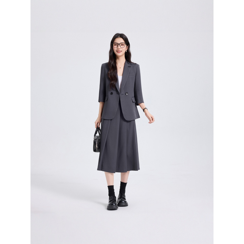 Navy Blue Women's Suit Set for - огляд і ціна Women Formal Wear Shirts