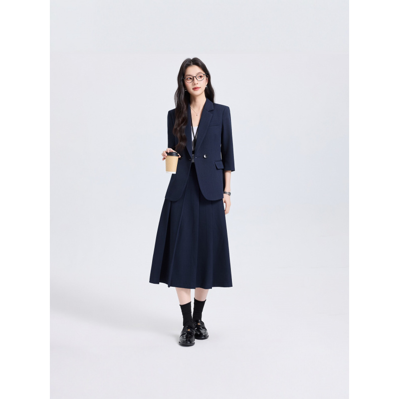 Navy Blue Women's Suit Set for - огляд і ціна Women Formal Wear Shirts