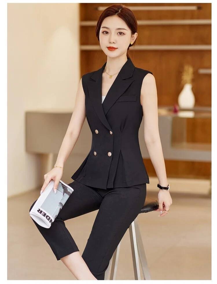 Women Elegant Pantsuits with 2 - огляд і ціна Women Formal Wear Vest