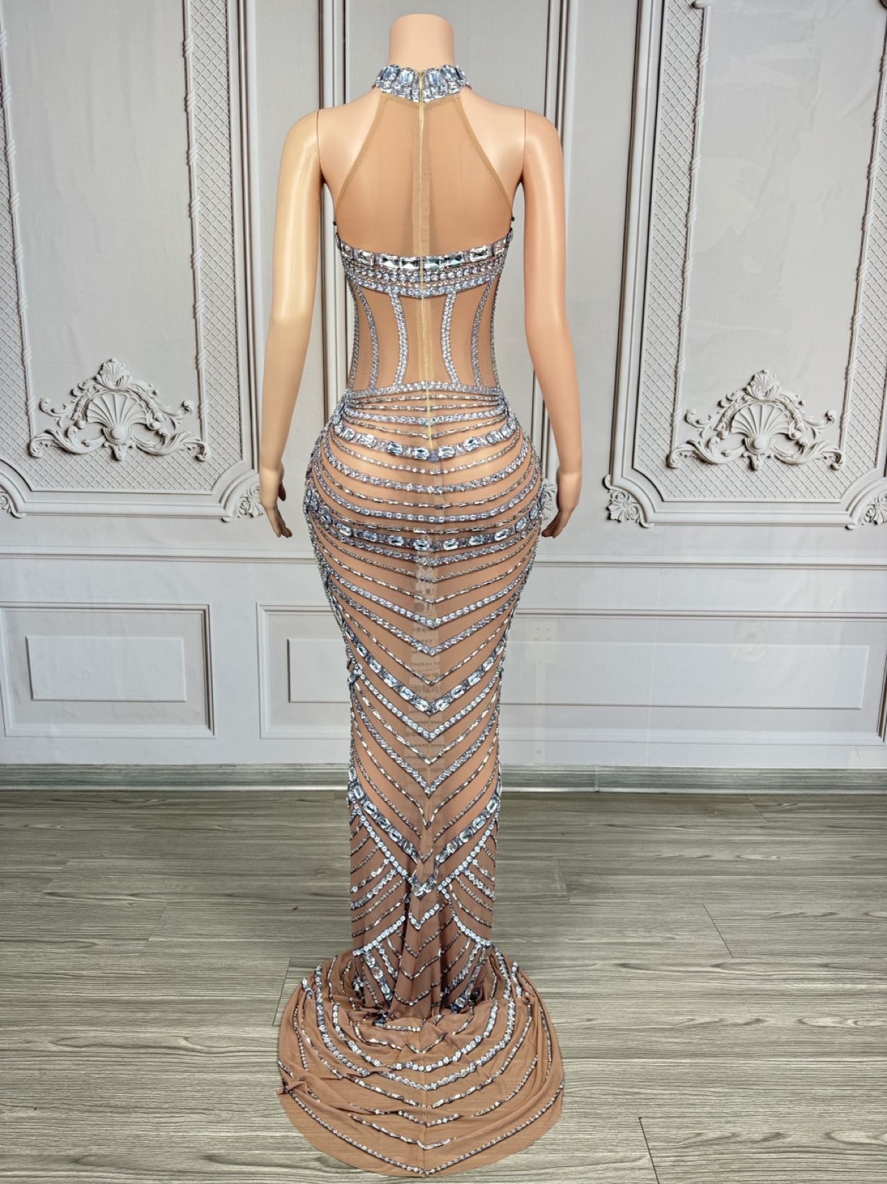 Sexy Women Sparkly Crystals Ch - огляд і ціна Women Formal Wear Photoshoot