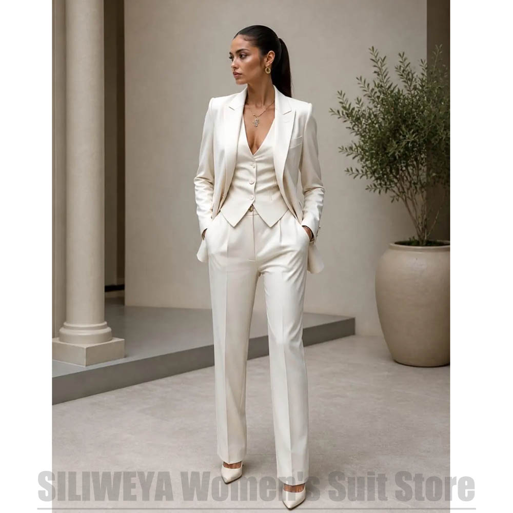 Women 3 Piece Suit Set Blazer  - огляд і ціна Women Formal Wear Shirts