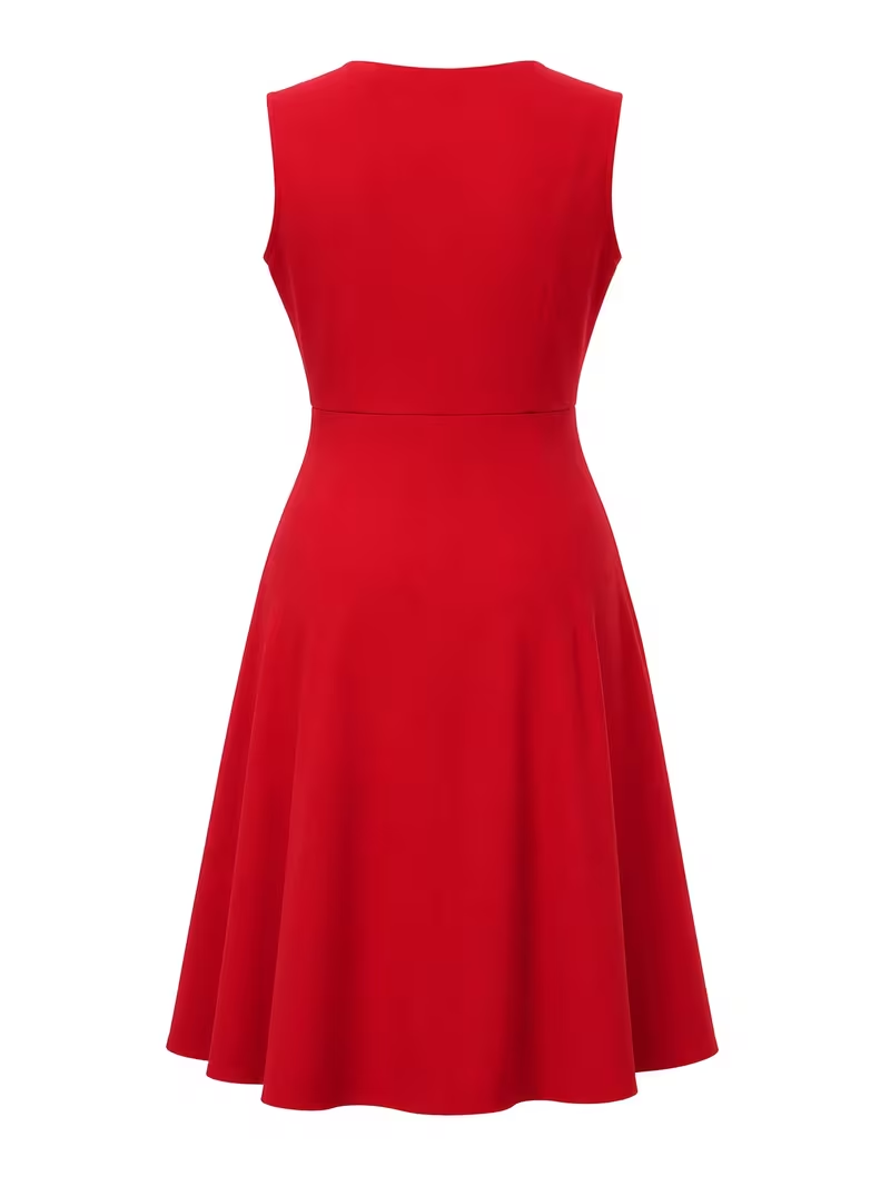 Plus Size Women Red Polka Dot  - огляд і ціна Women'S Red Formal Wear